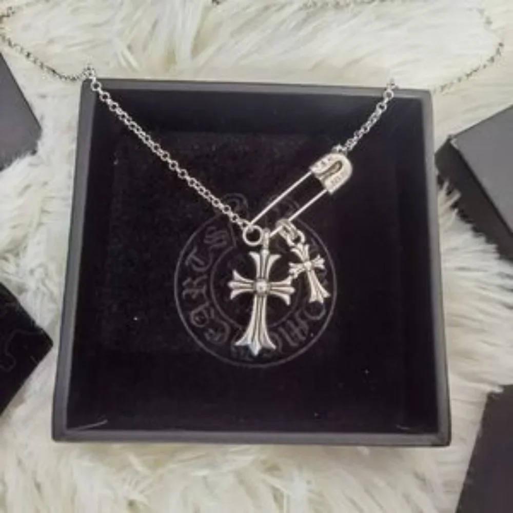 Chrome Hearts | Jewelry | Chrome Hearts 925 Silver Double Cross